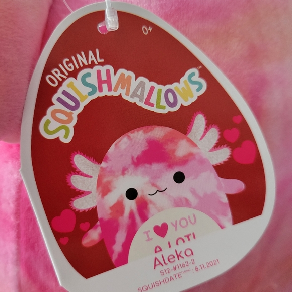 Squishmallows- Aleka the Axolotl 12" - Picture 8 of 9